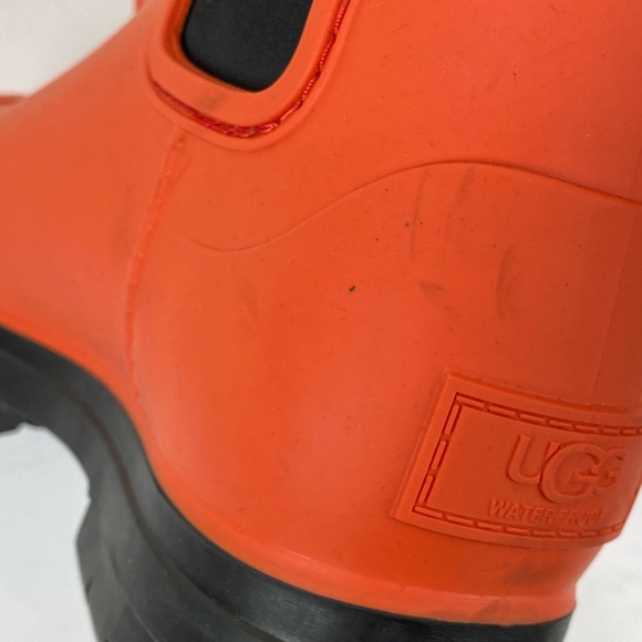 UGG Droplet Lug Sole Waterproof Rain Boots Hazard Size 5 - Picture 12 of 13